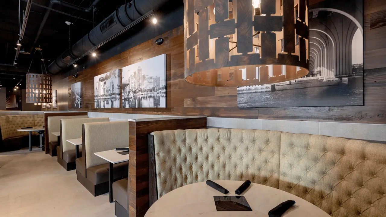 image of melting pot franchise interior fondue restaurant franchise elegant
