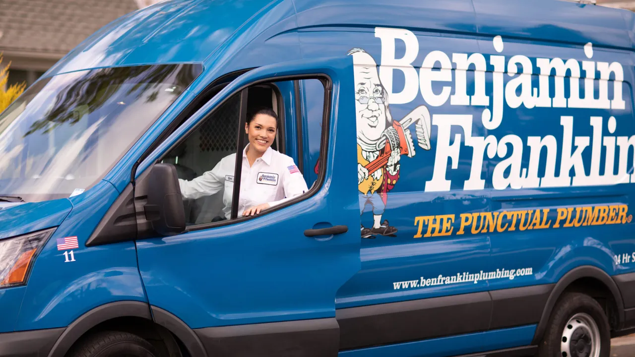 image of a benjamin franklin plumber employee franchise
