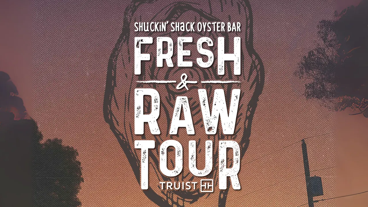 Shuckin' Shack Fresh & Raw 2025 Tour Poster