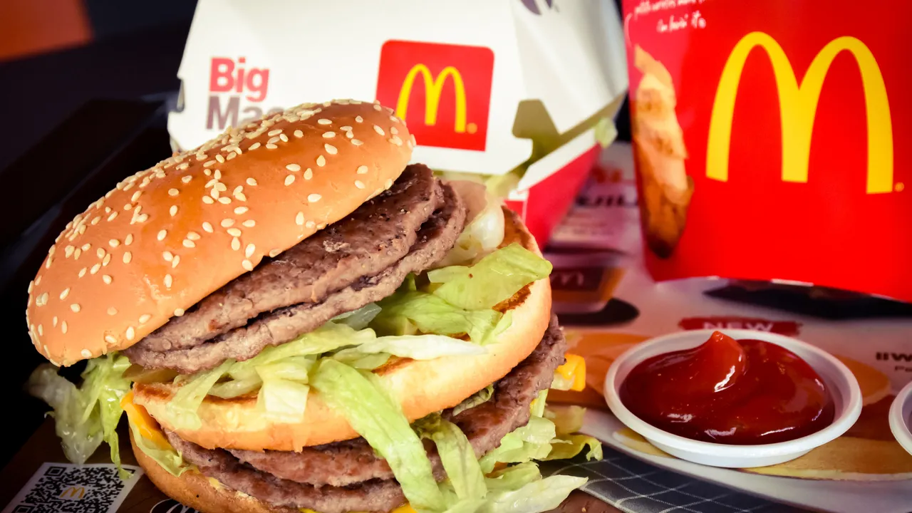 Photo of McDonald's burger and ketchup