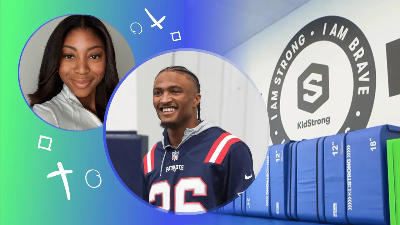 image of kidstrong franchisees NFL player Shaun Wade and his former Team USA Heptathlete wife Jordan