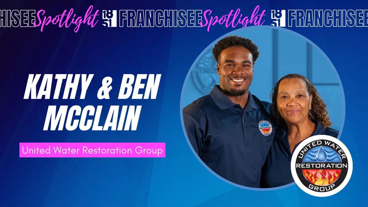 United Water Restoration Group - UWRG - Kathy and Ben McClain - Franchisee Feature - 1851 Franchise