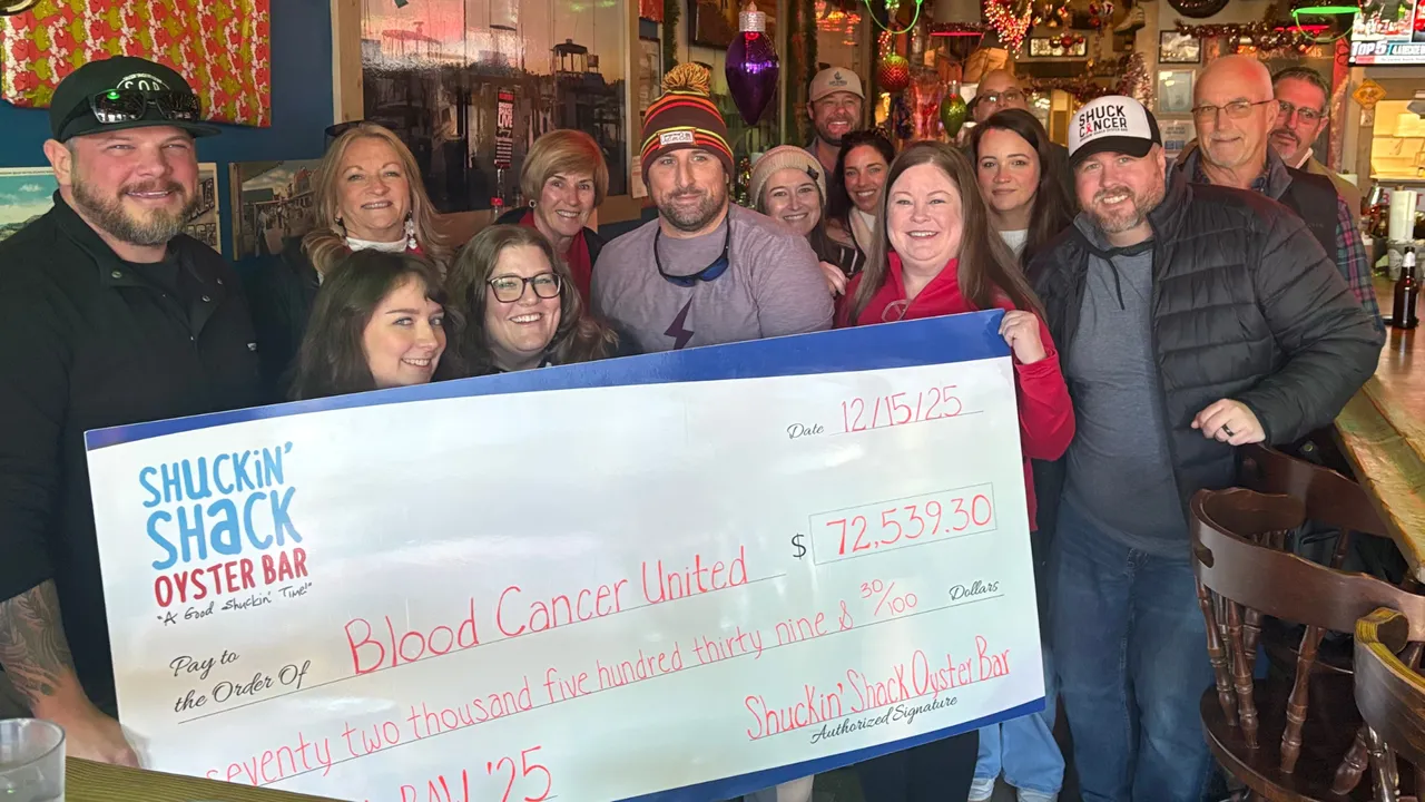 Shuckin’ Shack’s 4th Annual Fresh & Raw Tour Raises Over $72,000 for Blood Cancer United