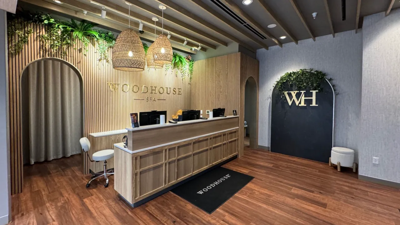 Photo of interior of Woodhouse Spa location