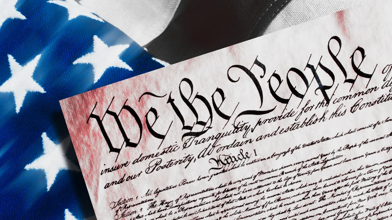 Design with American Flag and legislation