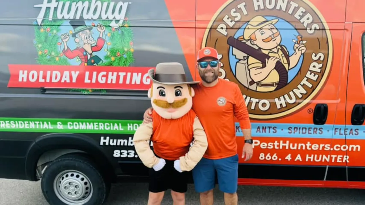 Photo of Pest Hunters-Mosquito Hunters-Humbug Holiday Lighting franchise owner Jake Jones