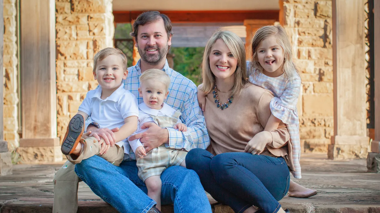 Photo of Michael Brown and family