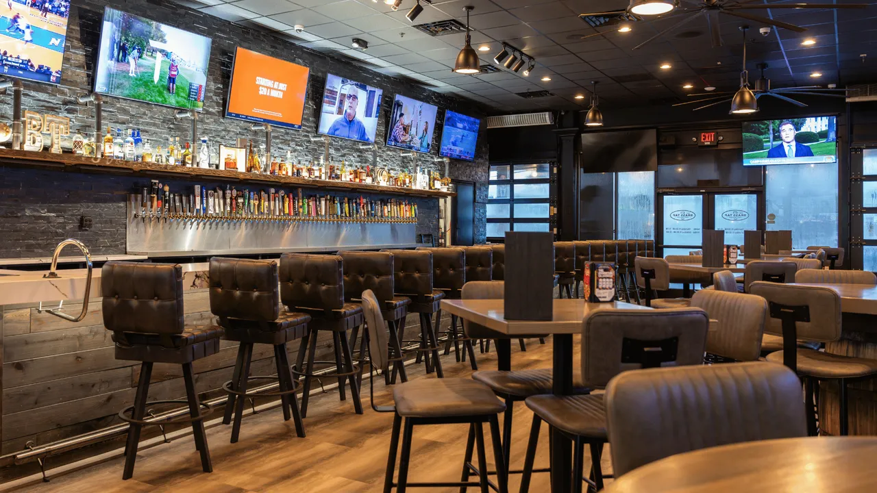 image of the brass tap interior, resturaunt franchise