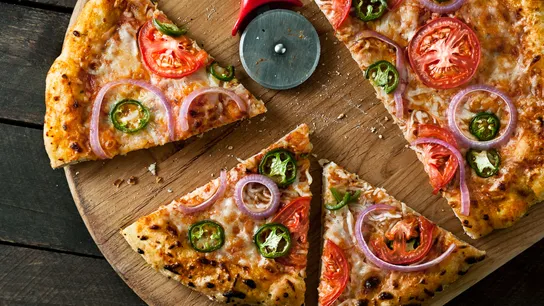Photo of a pizza