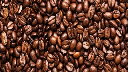 hot coffee beans