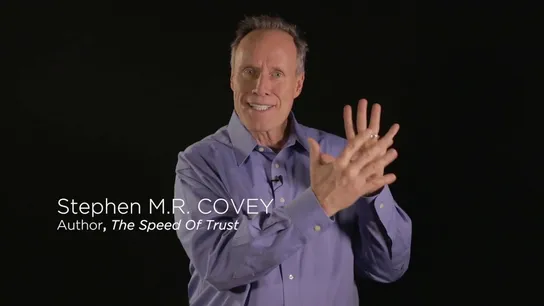 Stephen M. R. Covey, Speed of Trust