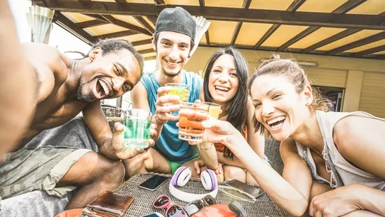 Friends Drinking