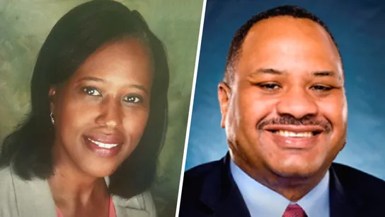 Sylvan Learning Franchisee Rodney Barnes and his late wife Alandrus 