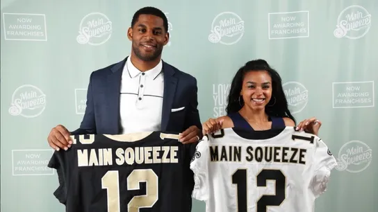 Former NFL Star Marques Colston Teams Up with Main Squeeze Juice Co.