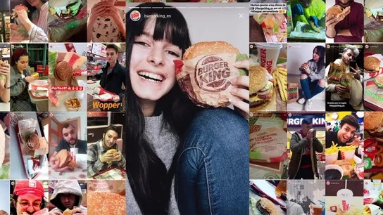 Burger King Spain Whopper Instagram Stories