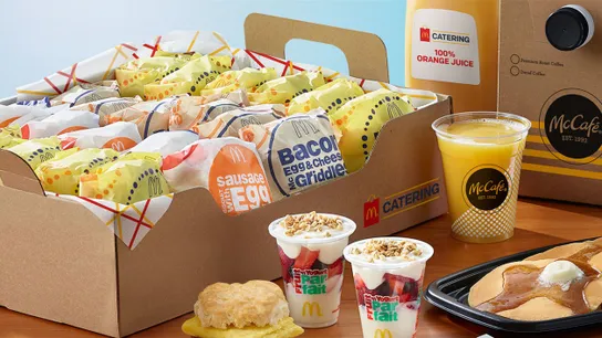 McDonald’s Tests Breakfast Catering