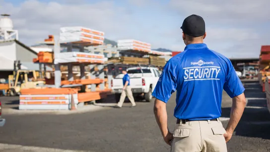 Signal 88 Security Franchise Officer on Patrol