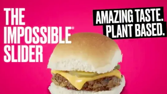 White Castle, Impossible Foods, Impossible Slider, plant-based burger, meatless burger, vegan burger