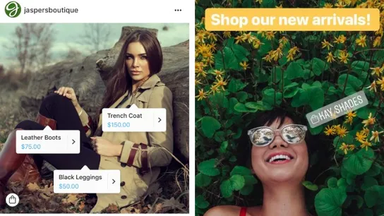 Instagram, Instagram shopping feature, retail businesses, retail brands