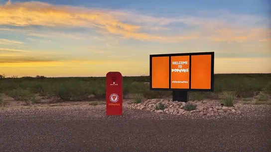 Popeyes, 12-hour drive-thru, sweepstakes, brand marketing