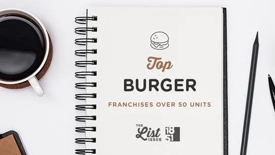 Top Burger Franchises Over 50 Units