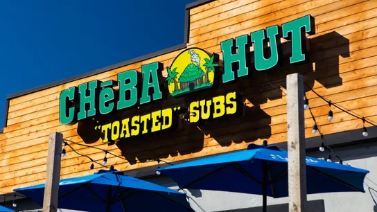 Cheba Hut franchise sign