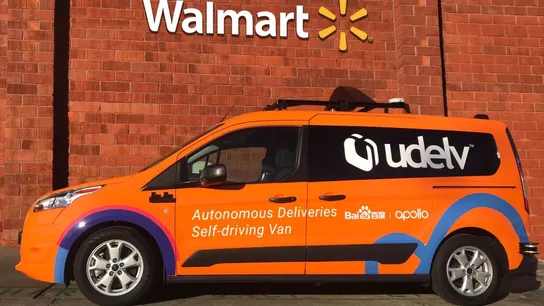 Walmart, Udelv, autonomous vehicle, online grocery delivery