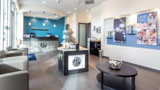 front desk Hand and stone franchise 