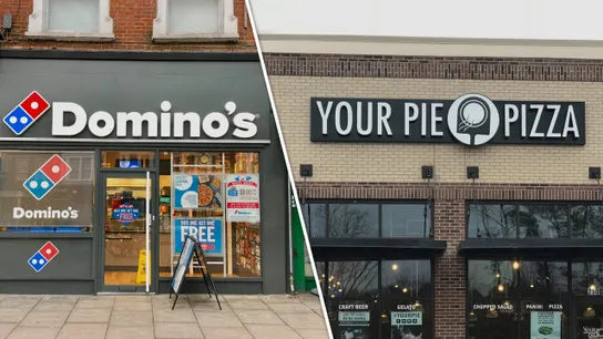 Domino's, Your Pie, Emerging franchise brands, established franchise brands