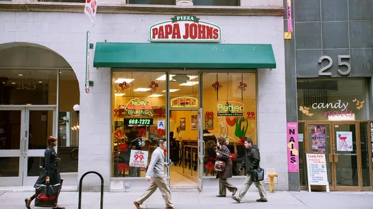 papa john's, pizza, pizza franchise, franchisee, pizza chain