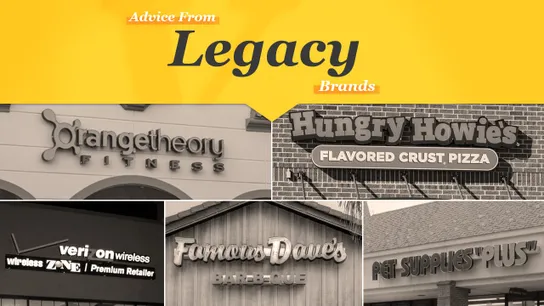 legacy franchise brands, Orangetheory Fitness, Hungry Howie's, Pet Supplies Plus, Wireless Zone