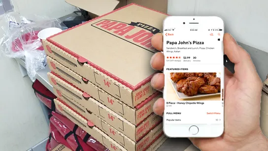 Papa John's, DoorDash, third-party delivery