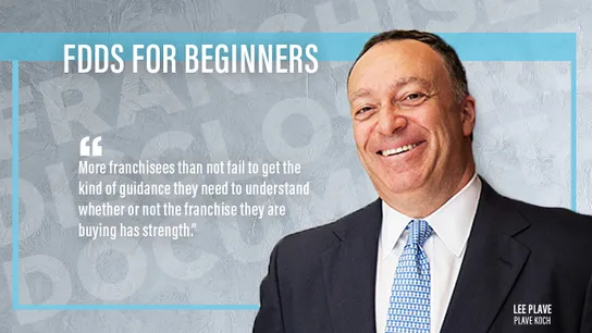 Lee Plave, PlaveKoch, franchise attorney FDD advice, franchise disclosure document