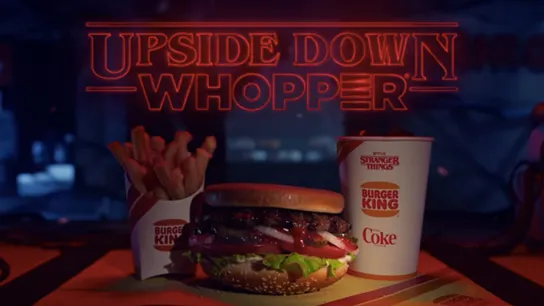 burger king, stranger things, upside down, whopper