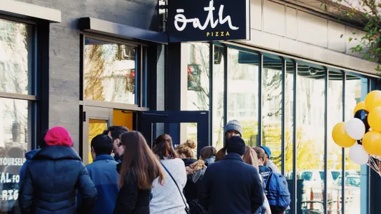 Oath Pizza Line Out the Door Feel-Good Pizza 