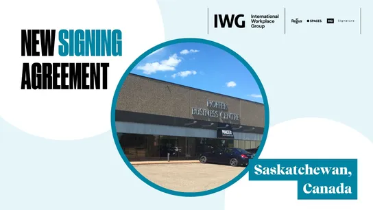 IWG Signs Agreement for New HQ Location in Regina, Saskatchewan, Canada