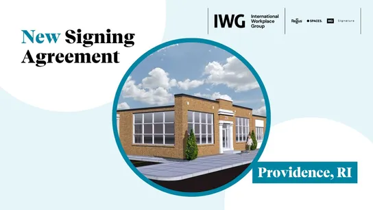 IWG Signs Agreement for New Regus Location in Providence, Rhode Island
