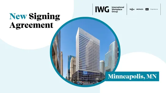IWG Signs Agreement for New Regus Location in Minneapolis, Minnesota