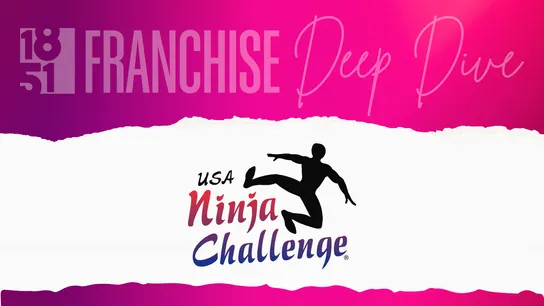 1851 Franchise Deep Dive graphic with USA Ninja Challenge logo