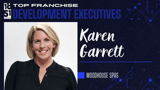 Top Franchise Development Executives: Karen Garrett, Franchise Development, Woodhouse Spas