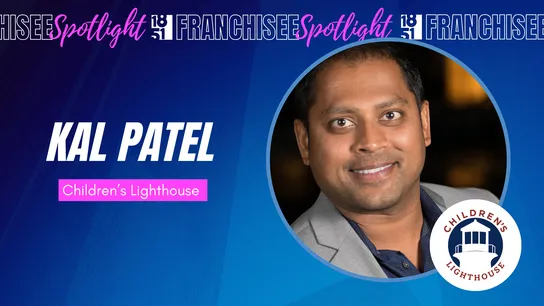 Franchisee Spotlight with Kal Patel and Children's Lighthouse Logo