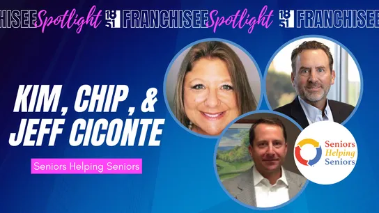 Franchisee Spotlight with Kim, Chip, and Jeff Ciconte and Seniors Helping Seniors Logo