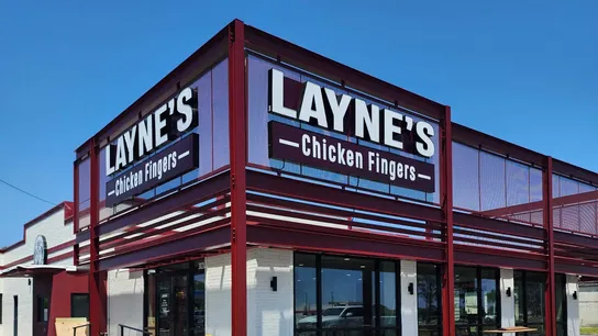 Photo of exterior of Layne's Chicken Fingers restaurant