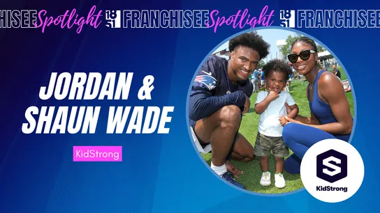 image of franchisee jordan and shaun wade from kidstrong kids strength and conditioning franchise