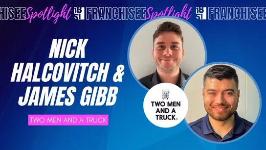 Image of an 1851 franchisee feature from two men and a truck nick halcovitch and james gibb