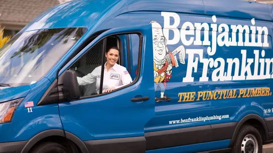 image of a benjamin franklin plumber employee franchise