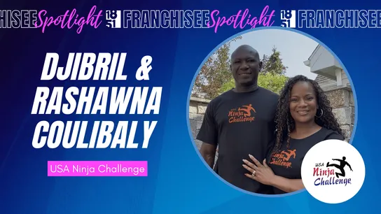 image of 1851 Franchise usa Ninja Challenge article about djibril coulibaly and rashawna coulibaly