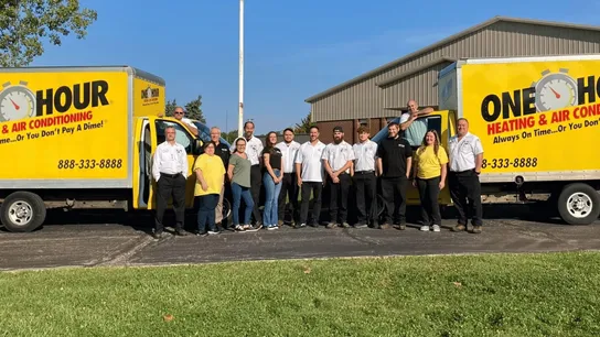 image of one hour heating and air conditioning team