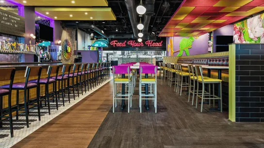 image of mellow mushroom franchise interior design