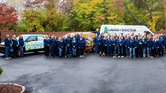 image of happiness brand lawn doctor, eco maids, and mosquito squad